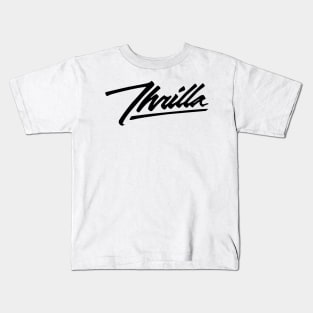 Thrilla Black Kids T-Shirt